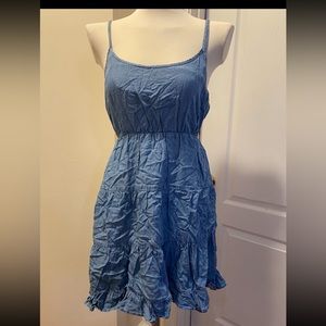 Blue denim sundress